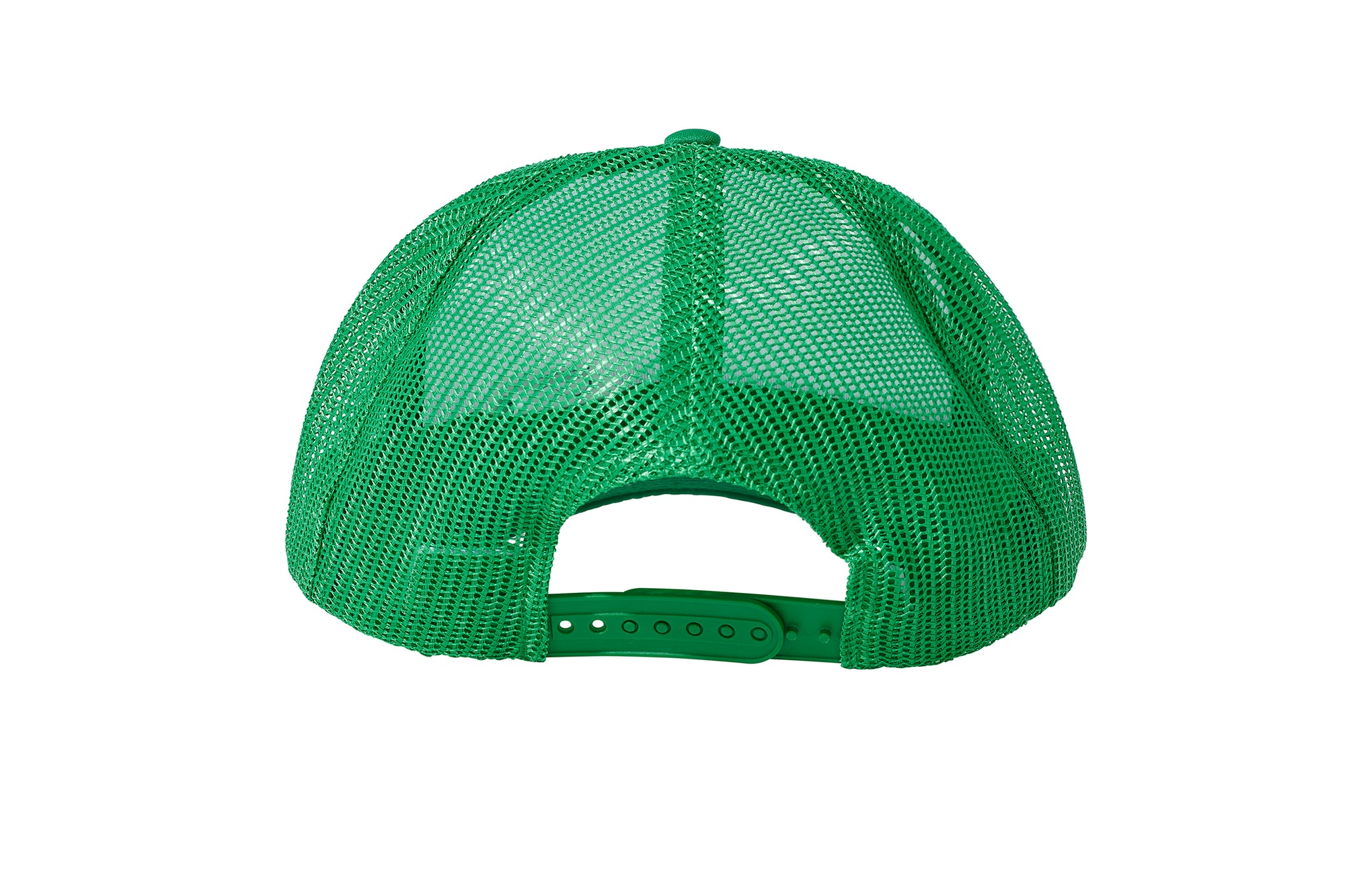 Wholesale Plain White and Green Foam Mesh Snap Back Cap