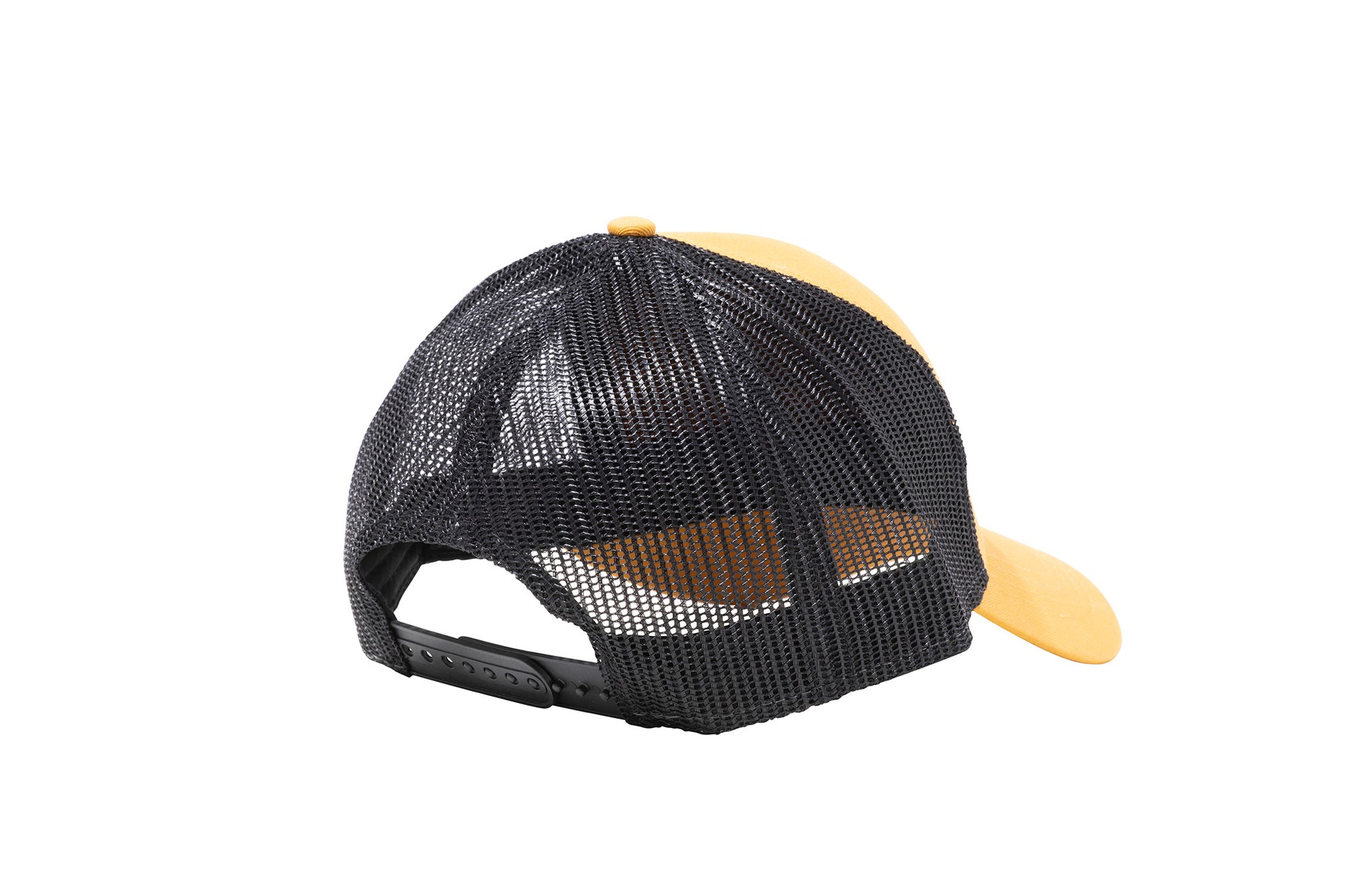 Wholesale Yellow and Black Netted Mesh Snap Back Cap